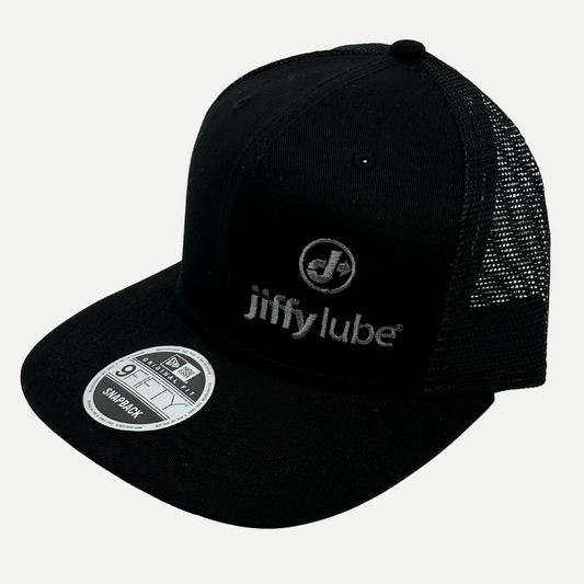 Black Mesh Snapback