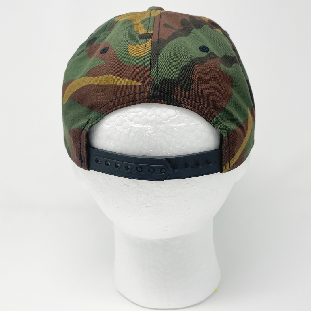 Green Camo Hat Flat