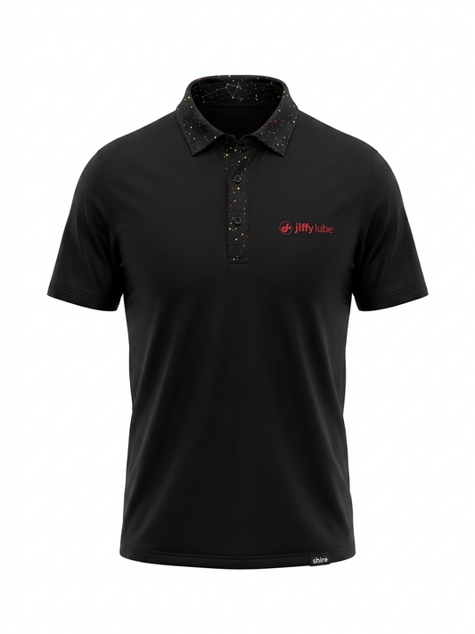 Black JL Confetti Polo