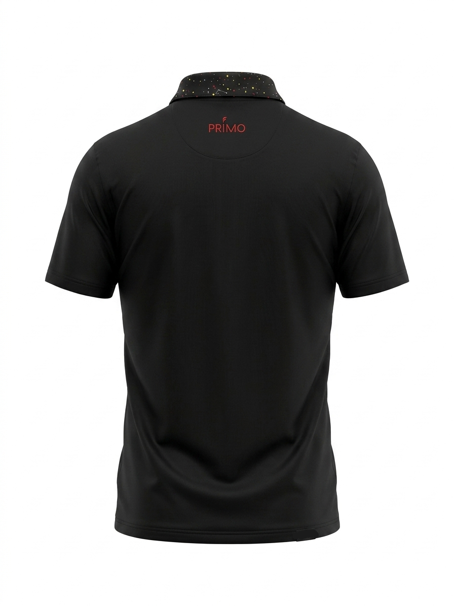 Black JL Confetti Polo