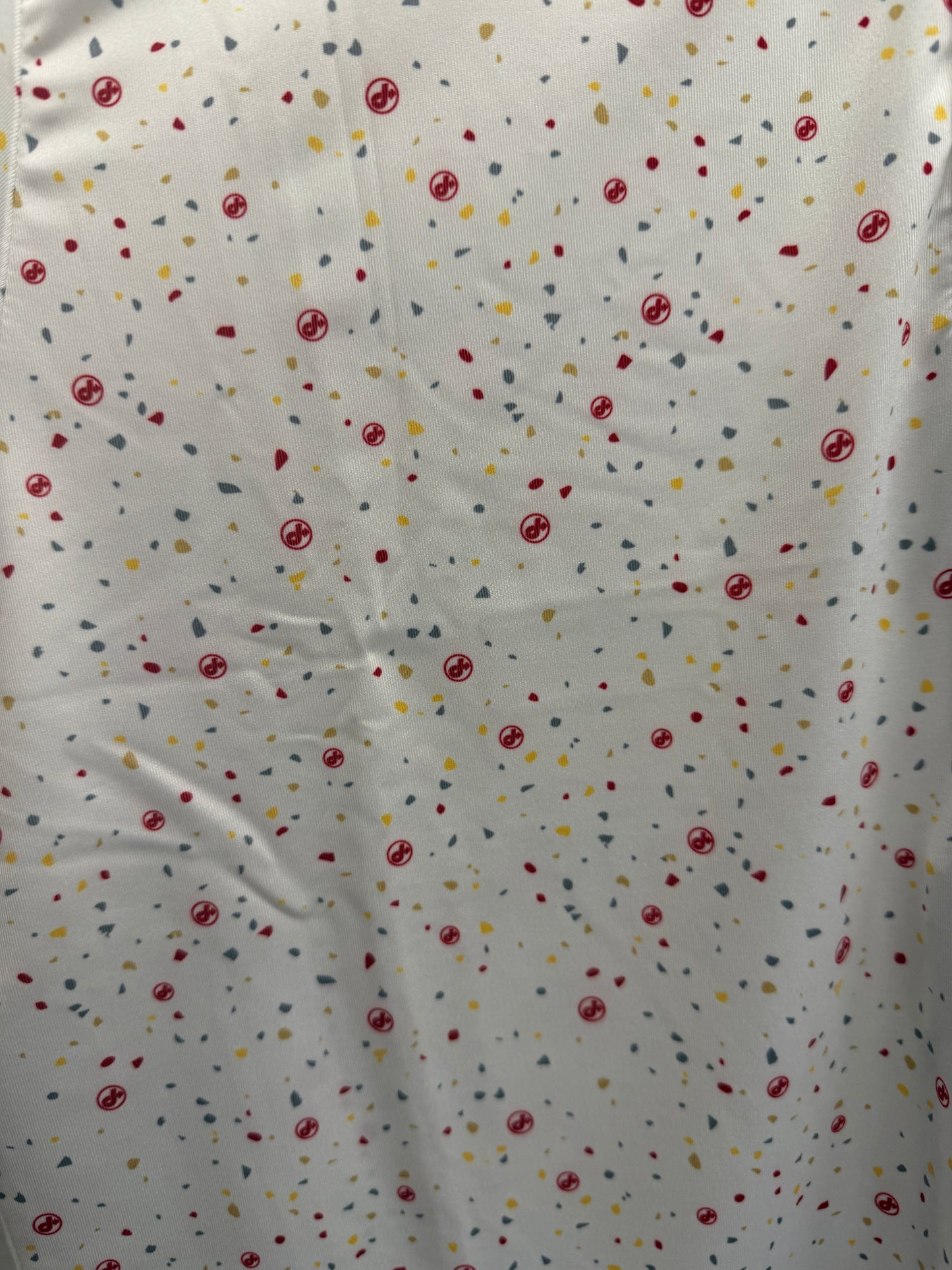 White JL Confetti Blade Polo