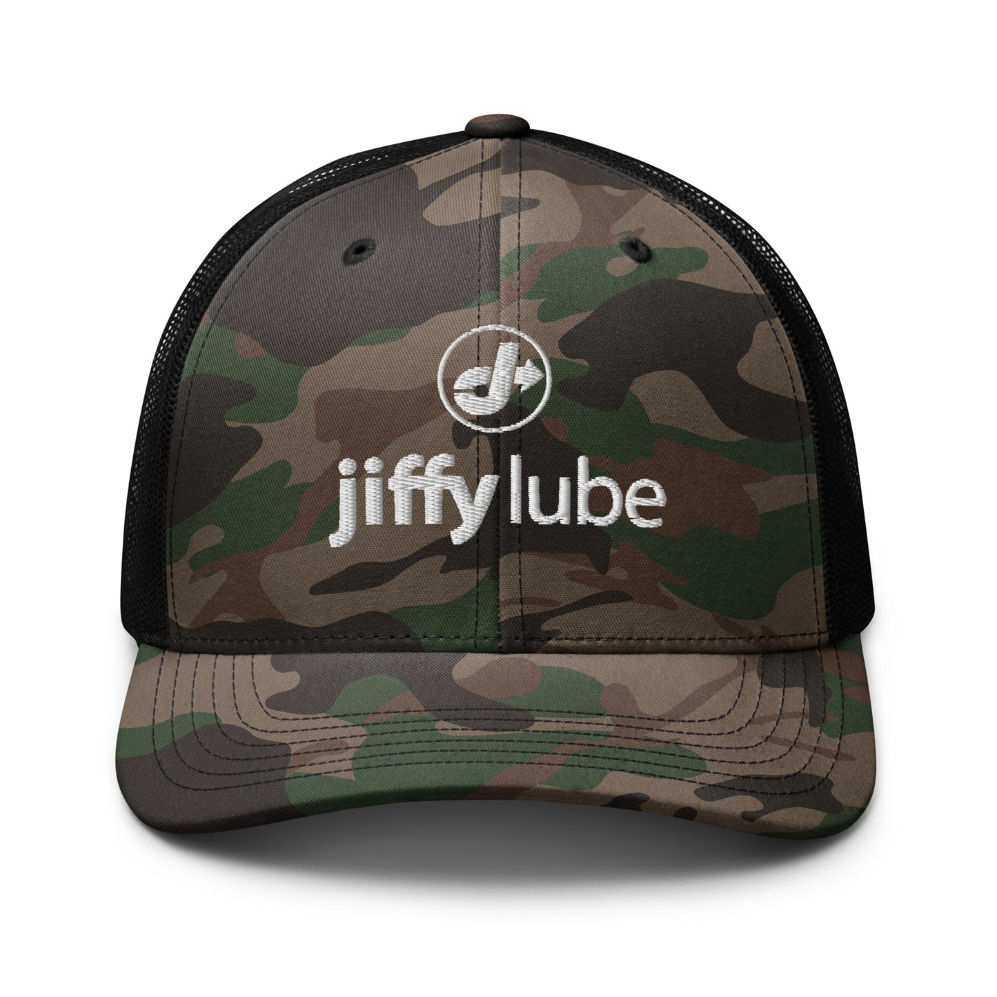 Camouflage trucker hat