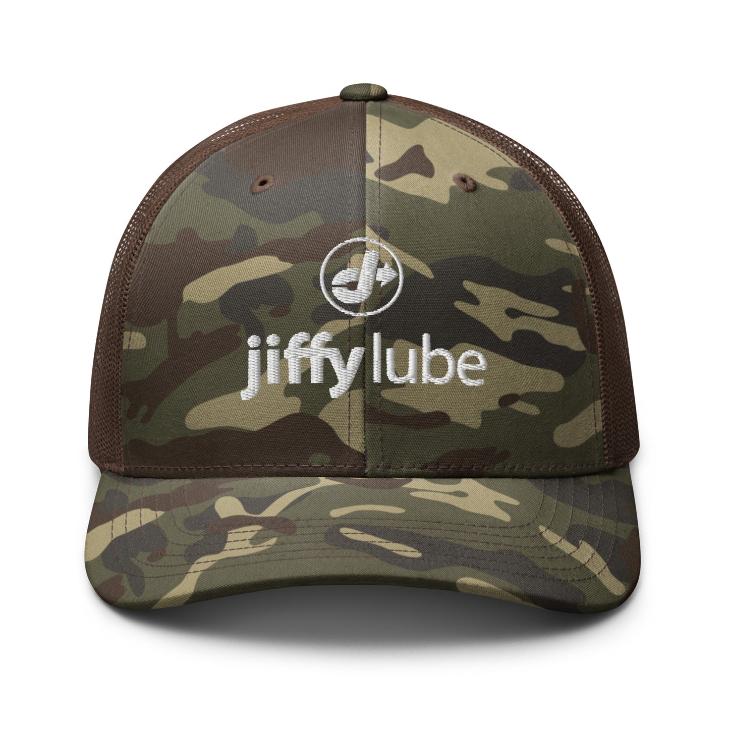 Camouflage trucker hat